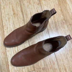 Madewell Brown Ankle Boots